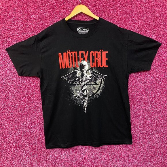 Motley Crue Dr Feel Good Album Cover Art Heavy Metal T-Shirt 2XL - Picture 1 of 4